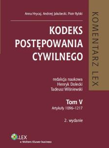 Okładka książki Kodeks postępowania cywilnego Komentarz