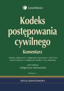 Opakowanie Kodeks postępowania cywilnego Komentarz