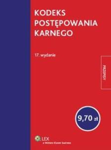 Okładka książki Kodeks postępowania karnego
