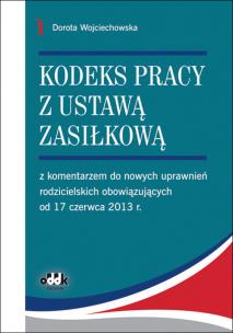 Okładka książki Kodeks pracy z ustawą zasiłkową