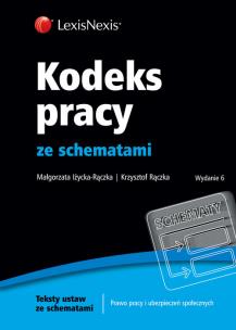 Okładka książki Kodeks pracy ze schematami