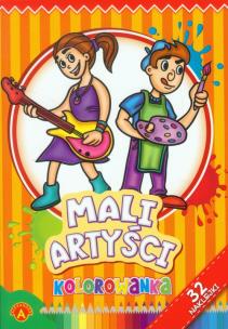 Okładka książki Kolorowanka A5 - Mali artyści