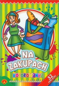 Okładka książki Kolorowanka A5 - Na zakupach