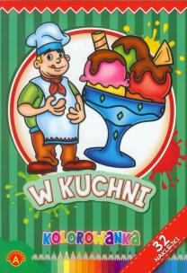 Okładka książki Kolorowanka A5 - W kuchni