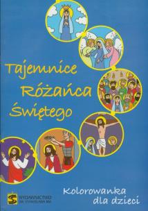 Okładka książki Kolorowanka dla dzieci. Tajemnice Różańca Świętego