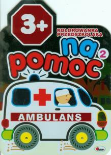 Okładka książki Kolorowanka przedszkolaka 2 Ambulans