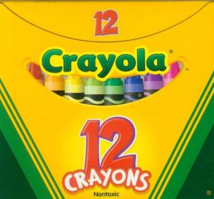Opakowanie Kredki świecowe 12 szt. CRAYOLA