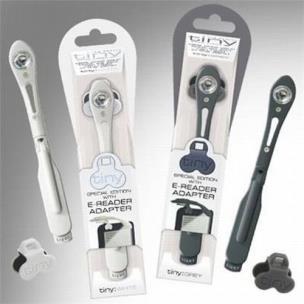 Opakowanie Lampka do książki z klipsem + klips do E-czytnika Biała