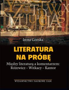 Okładka książki Literatura na próbę