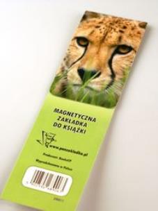 Opakowanie Magnetyczna zakładka do książki Gepard