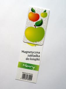 Opakowanie Magnetyczna zakładka do książki - Jabłka