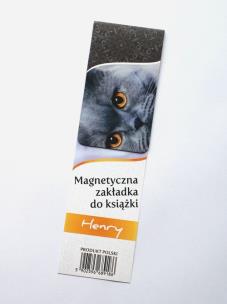 Opakowanie Magnetyczna zakładka do książki - Kot