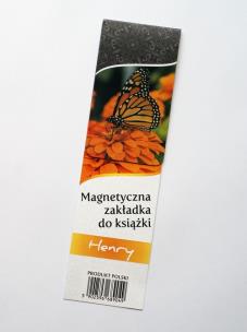 Opakowanie Magnetyczna zakładka do książki - Motyl