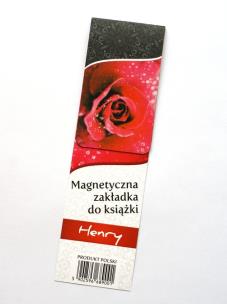 Opakowanie Magnetyczna zakładka do książki - Róża