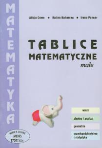 Okładka książki Małe tablice matematyczne