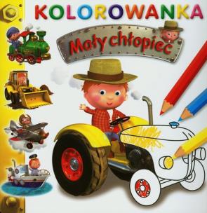 Okładka książki Mały chłopiec. Kolorowanka - Traktor
