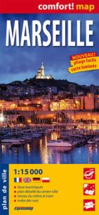Opakowanie Marsylia laminowany plan miasta 1:15 000