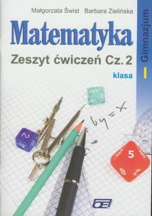 Okładka książki Matematyka GIM 1/2 ćw. Świst 2009 OE