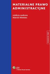 Okładka książki Materialne prawo administracyjne