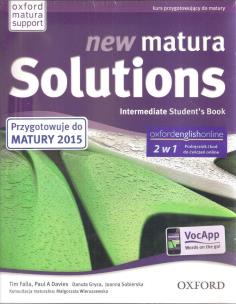 Okładka książki Matura Solutions N Inter. 2E SB+Exam Brochure&E-WB