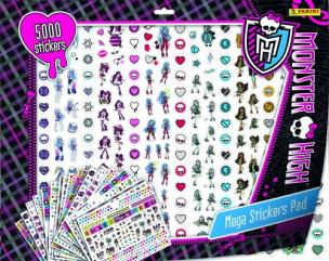 Opakowanie Mega pads Monster High naklejki