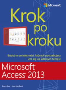 Okładka książki Microsoft Access 2013. Krok po kroku