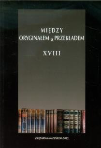 Opakowanie Między oryginałem a przekładem XVIII