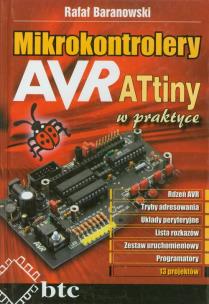 Okładka książki Mikrokontrolery AVR ATtiny w praktyce