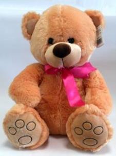 Opakowanie Miś Wincenty siedzący jasno brązowy 40cm