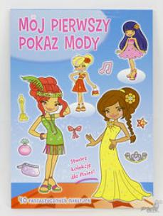 Okładka książki Mój pierwszy pokaz mody niebieska