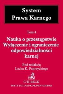 Opakowanie Nauka o przestępstwie Wyłączenie i ograniczenie odpowiedzialności karnej