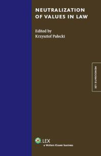 Okładka książki Neutralization of values in law