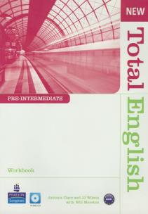 Okładka książki New Total English Pre-Intermedia Workbook z płytą CD