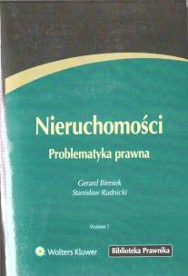 Okładka książki Nieruchomości Problematyka prawna