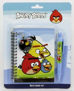 Opakowanie Notes A6 z zawieszką i długopis Angry Birds Sky
