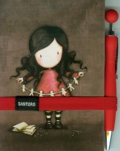 Opakowanie Notes z długopisem Gorjuss I found my family in a book