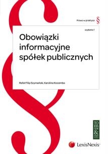 Okładka książki Obowiązki informacyjne spółek publicznych