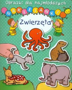 Okładka książki Obrazki dla naj. Naklejanki - Zwierzęta