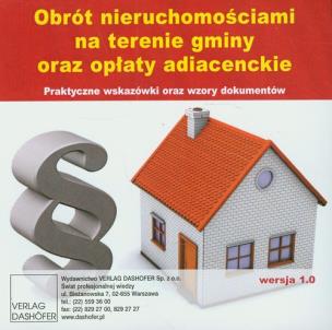 Opakowanie Obrót nieruchomościami na terenie gminy oraz opłaty adiacenckie