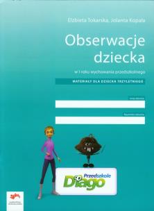 Okładka książki Obserwacje dziecka w 1 roku wychowania przedszkolnego