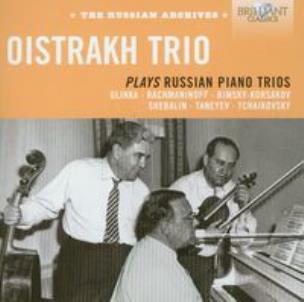 Okładka książki Oistrakh Trio plays Russian Piano Trios