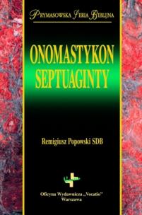 Okładka książki Onomastykon Septuaginty