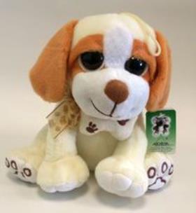 Opakowanie Piesek Florek siedzący kremowy 20cm