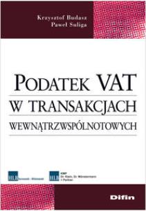 Okładka książki Podatek VAT w transakcjach wewnątrzwspólnotowych
