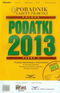 Opakowanie Podatki 2013 część 3 z płytą CD