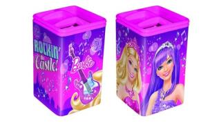 Opakowanie Pojemnik metalowy na długopisy Barbie