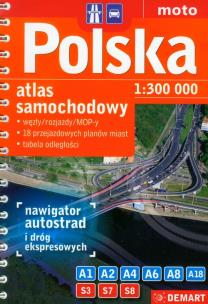 Opakowanie Polska atlas samochodowy 1:300 000 + Europa