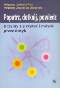 Okładka książki Popatrz, dotknij, powiedz