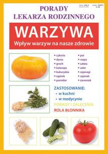 Okładka książki Porady lek. rodzinnego. Warzywa. Wpływ warzyw...