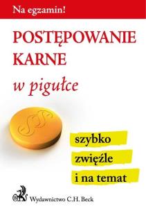 Opakowanie Postępowanie karne w pigułce